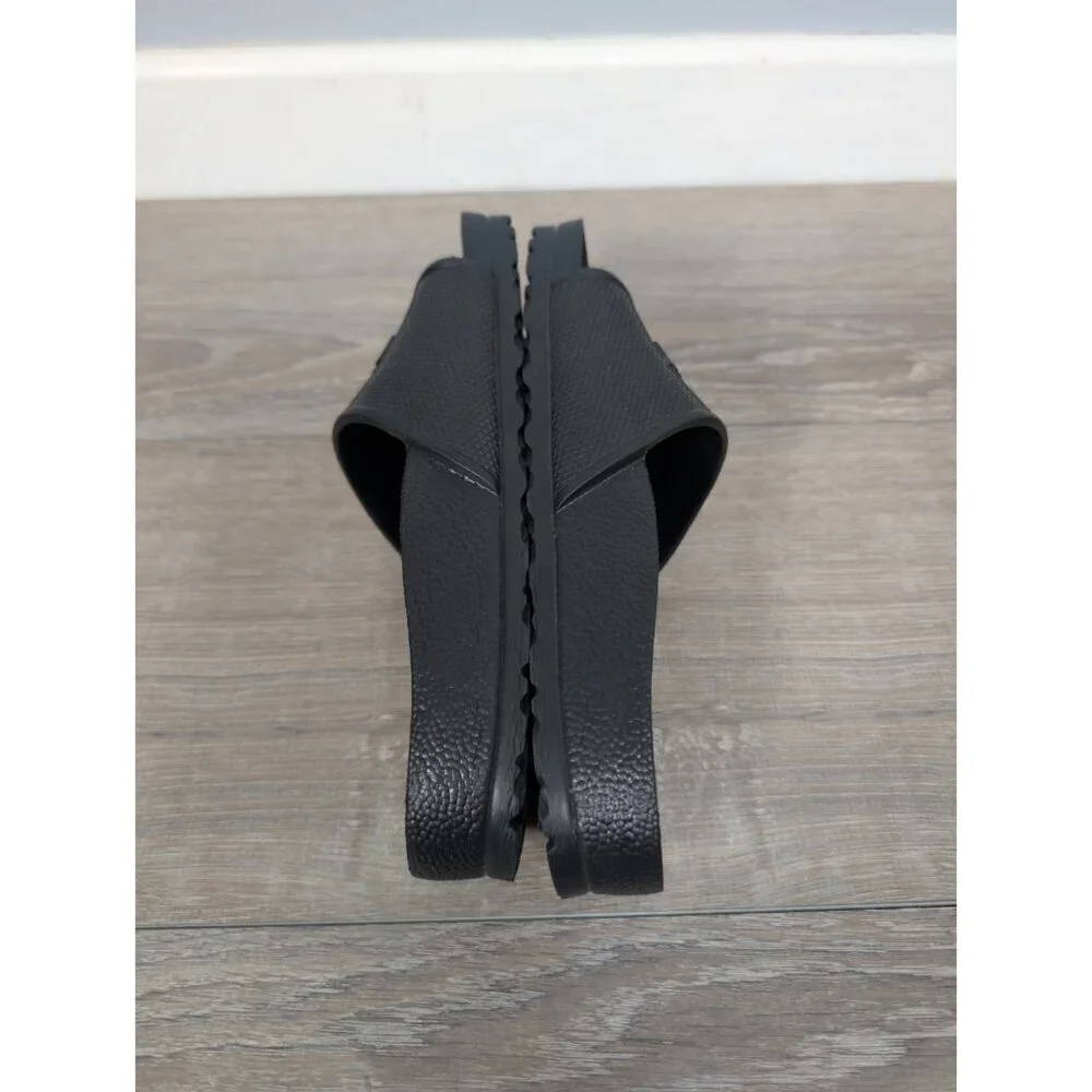 Birkenstock Barbados Essentials EVA Black Slide Sandals Unisex Women 7/Men 5